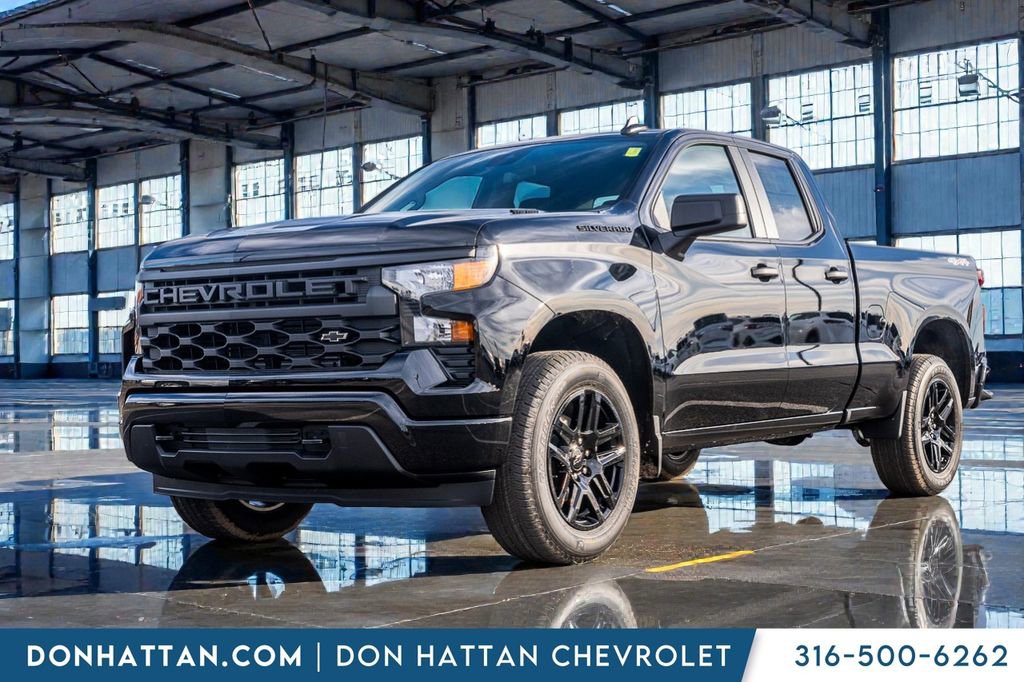 New 2026 Chevrolet Silverado 1500 Custom w/ LPO, Dark Essentials Package