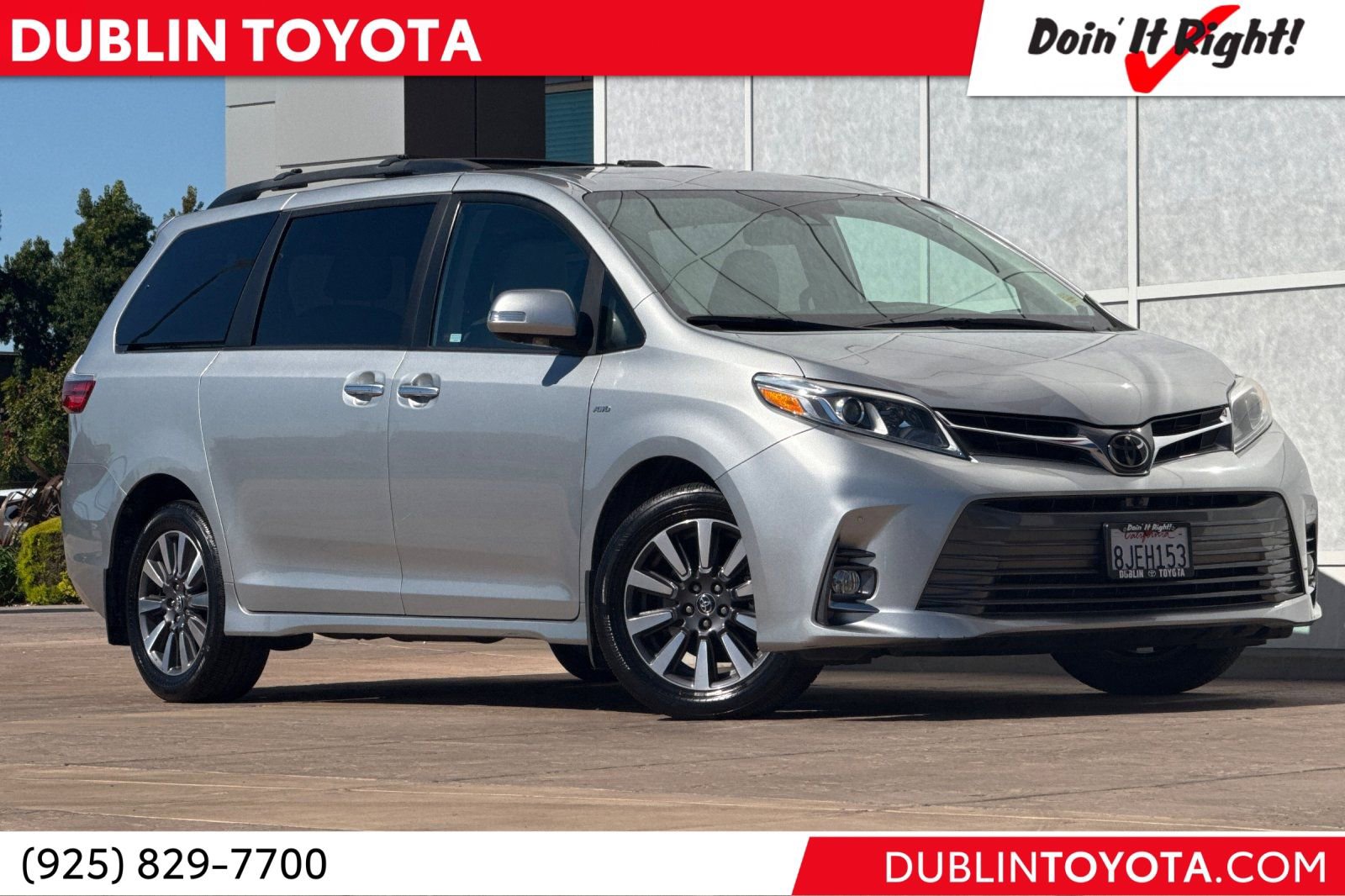 Certified 2019 Toyota Sienna Limited Premium