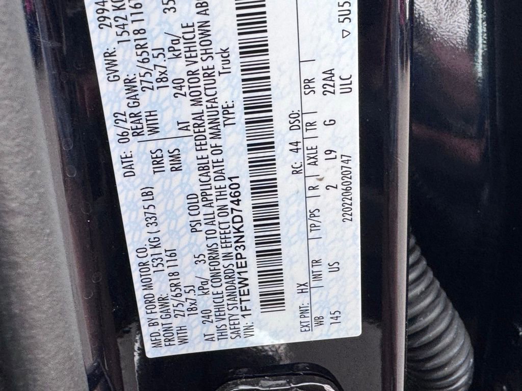 Used 2022 Ford F150 XLT w/ Equipment Group 302A High AWD/4WD image 50