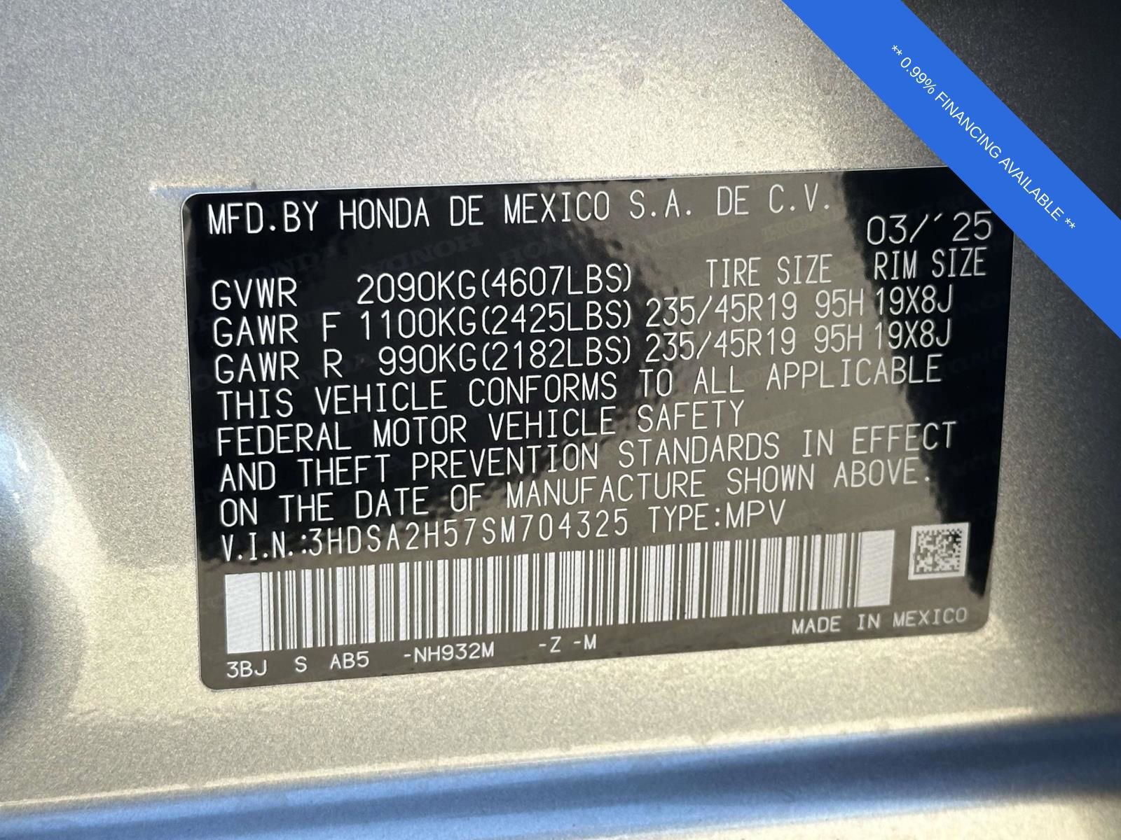 Certified 2025 Acura ADX A-Spec image 25