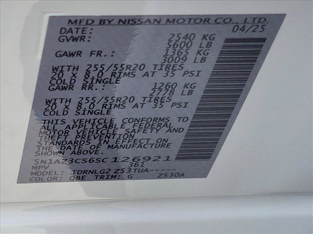 Certified 2025 Nissan Murano SL w/ Cargo Package AWD/4WD image 26