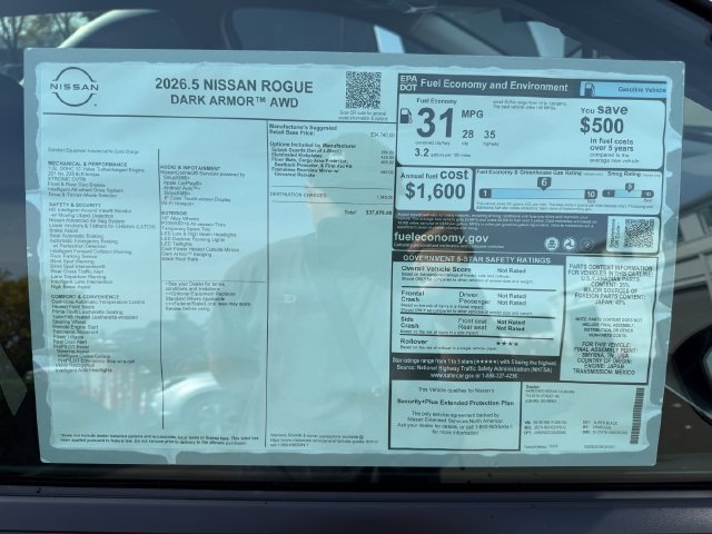 New 2026 Nissan Rogue Dark Armor AWD/4WD image 30