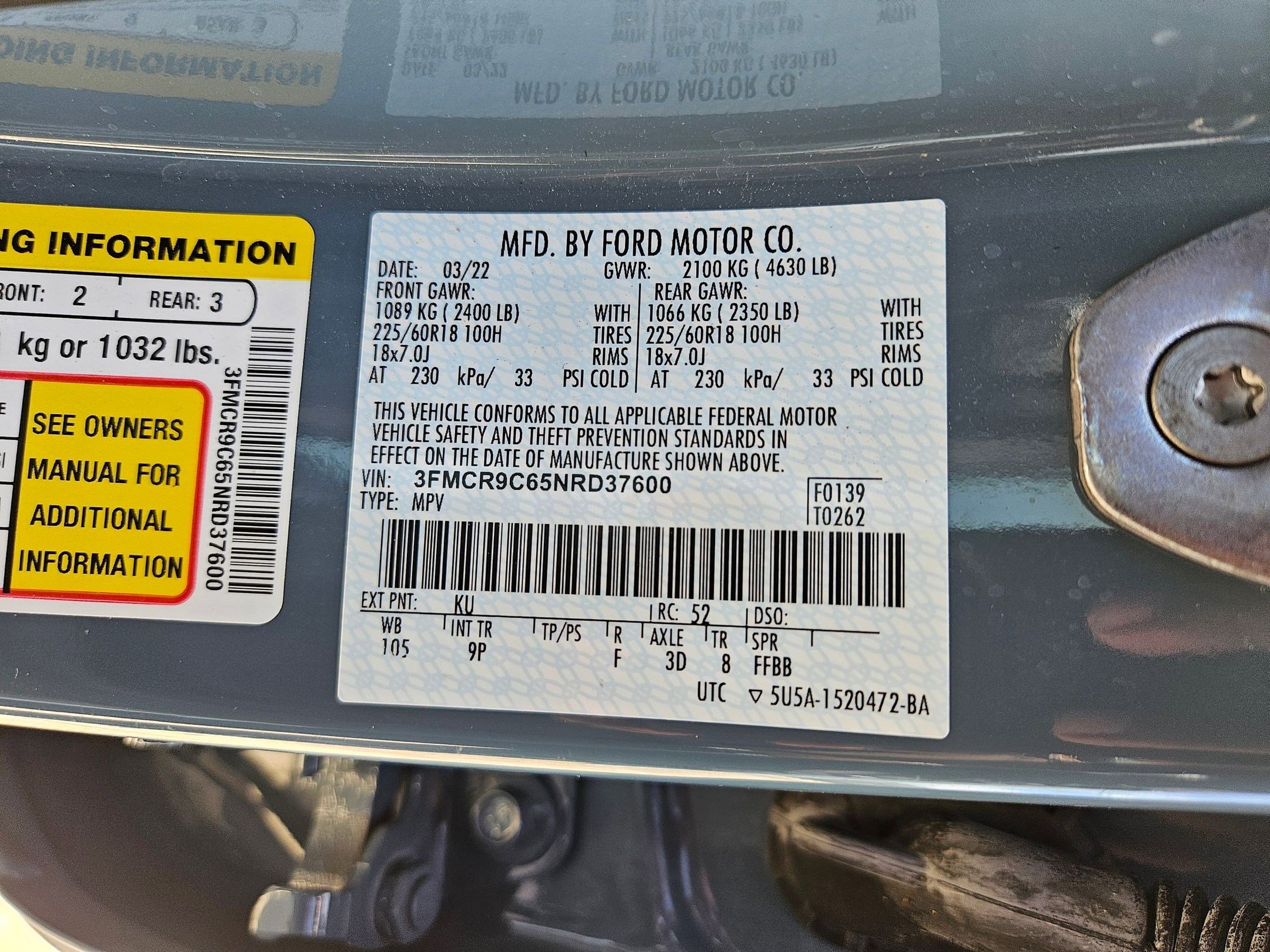 Used 2022 Ford Bronco Sport Outer Banks w/ Tech Package image 33