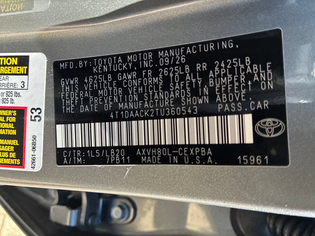 New 2026 Toyota Camry XSE FWD image 36