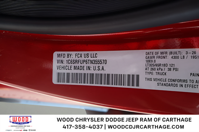 New 2026 RAM 1500 RHO AWD/4WD image 17