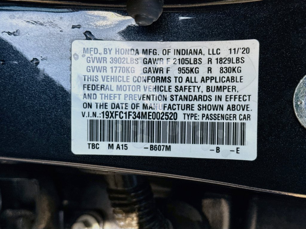 Used 2021 Honda Civic EX image 9