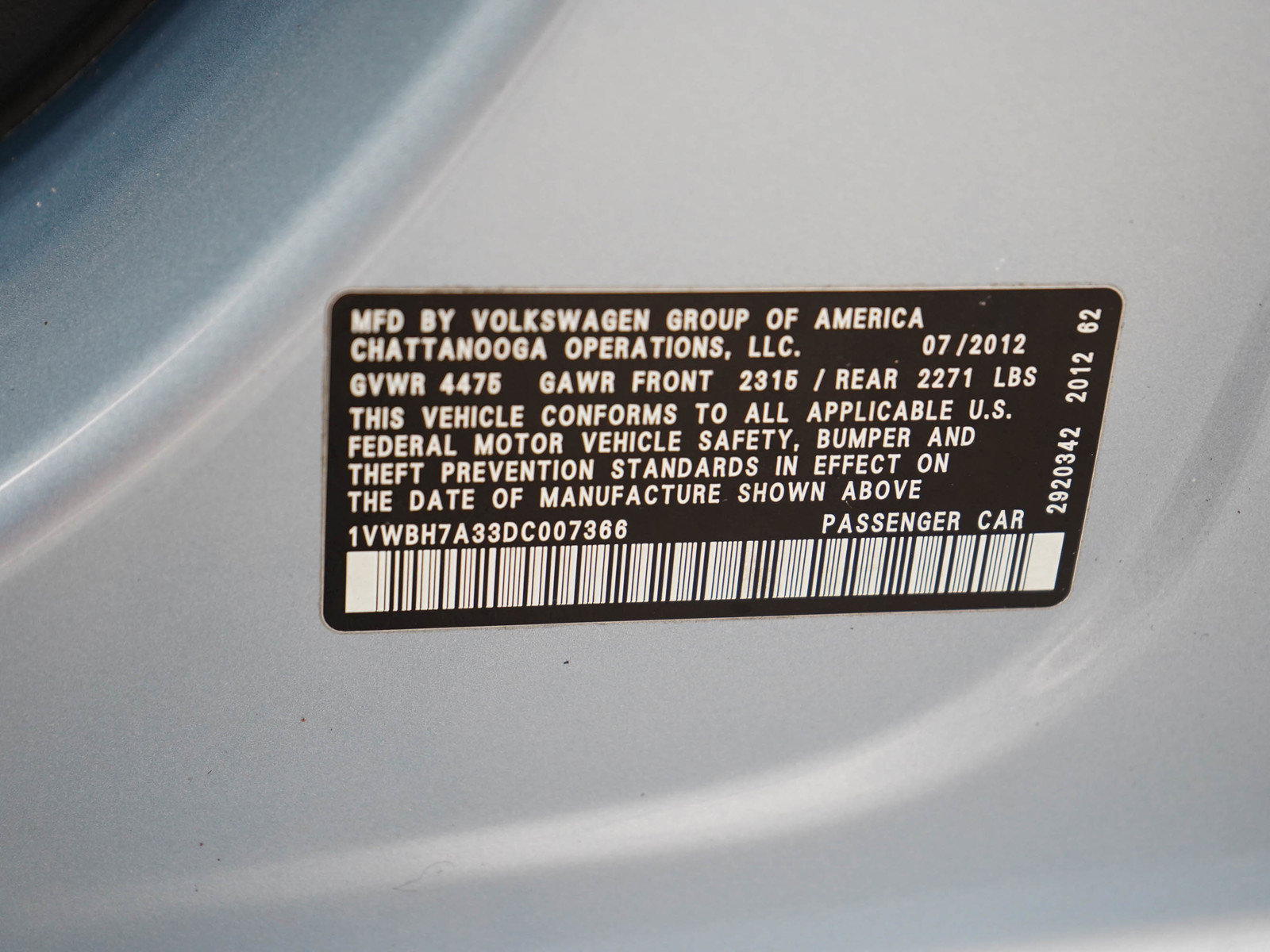 Used 2013 Volkswagen Passat 2.5 SE FWD image 25