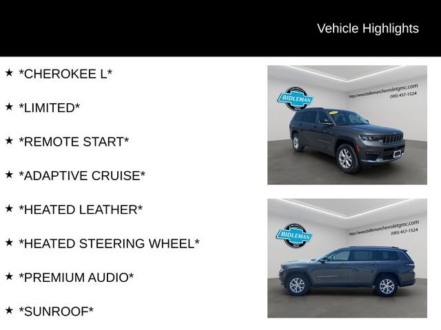 Used 2022 Jeep Grand Cherokee L Limited AWD/4WD image 10