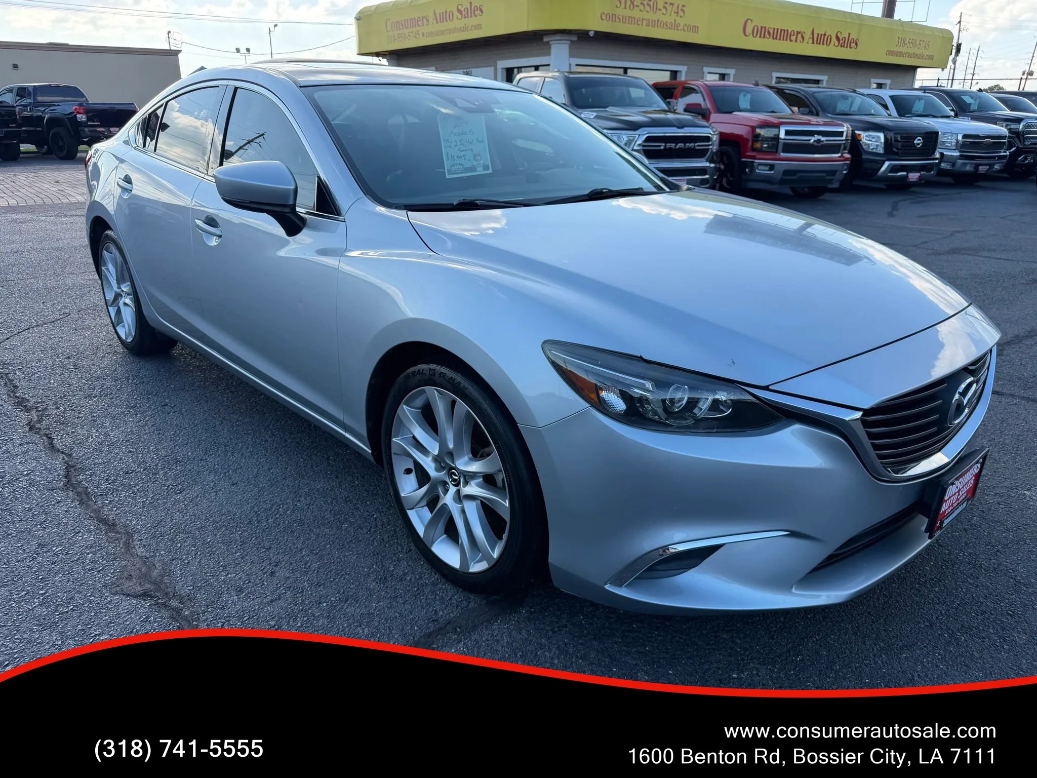 Used 2017 MAZDA MAZDA6 Touring w/ Touring Premium Package FWD image 1