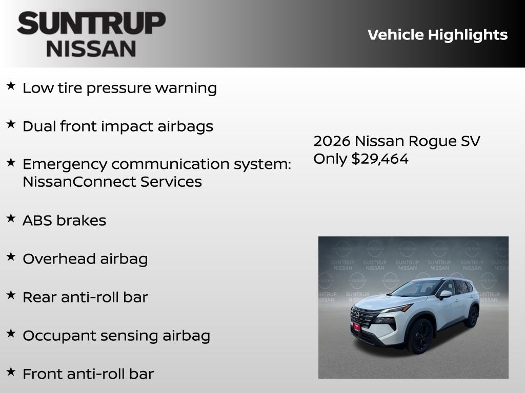 New 2026 Nissan Rogue SV image 16