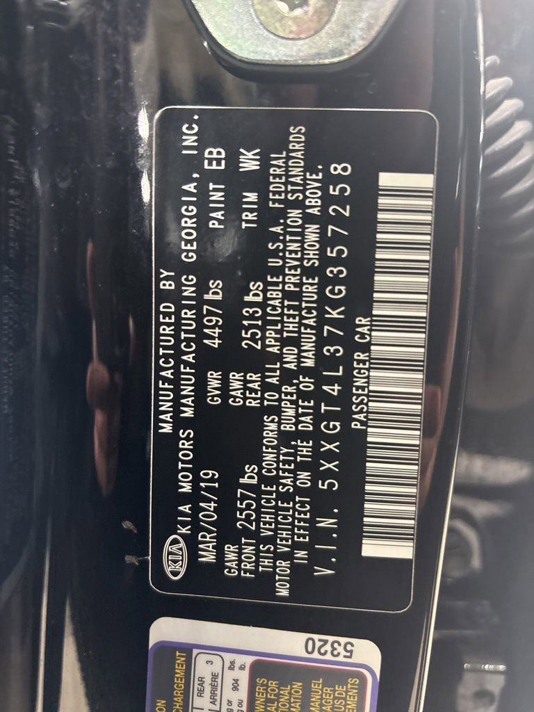 Used 2019 Kia Optima S w/ S Panoramic Sunroof Package image 33