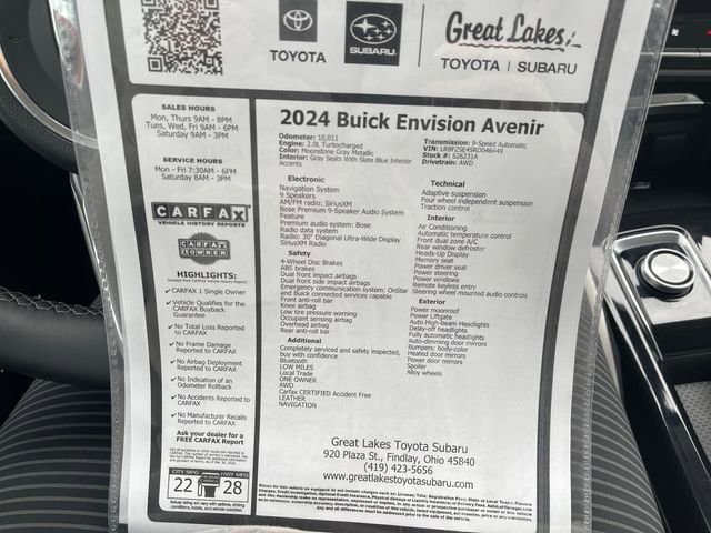 Used 2024 Buick Envision Avenir image 27