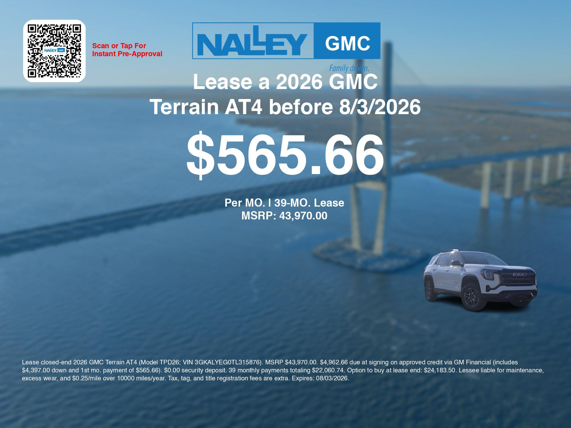 New 2026 GMC Terrain AT4 w/ Technology Package II AWD/4WD image 3