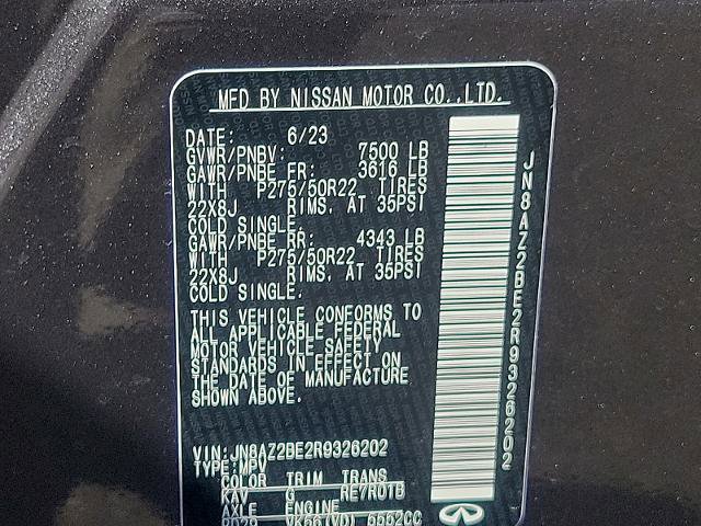 Certified 2024 INFINITI QX80 Sensory w/ Cargo Package image 26