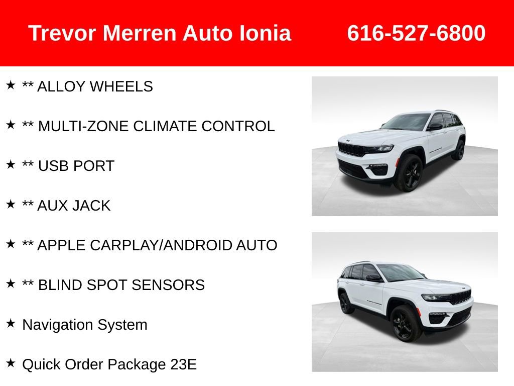 Used 2023 Jeep Grand Cherokee Limited w/ Black Appearance Package AWD/4WD image 20