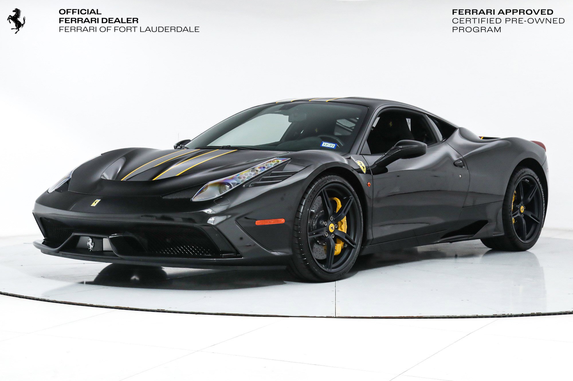 Certified 2015 Ferrari 458 Speciale Coupe