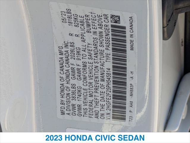 Certified 2023 Honda Civic LX image 26