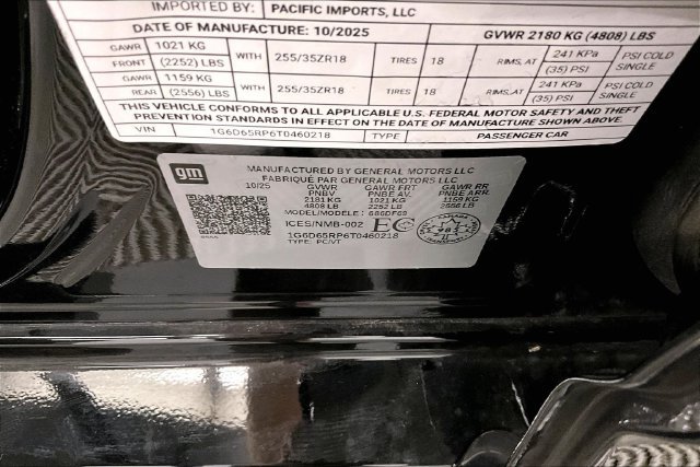 Used 2026 Cadillac CT4 V Blackwing w/ Carbon Fibre 1 Package RWD image 38