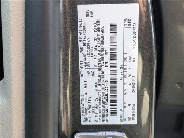 Used 2018 Lincoln MKC Select w/ Select Plus Package FWD image 21