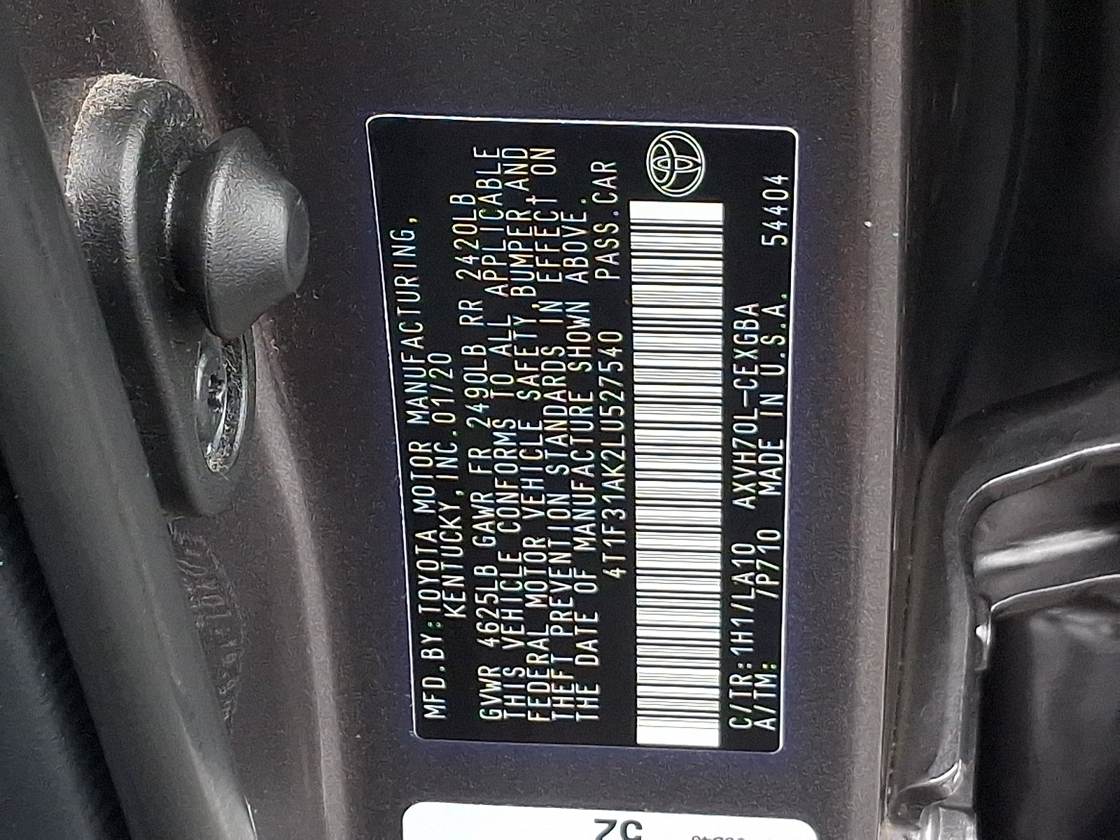 Used 2020 Toyota Camry XLE FWD image 26