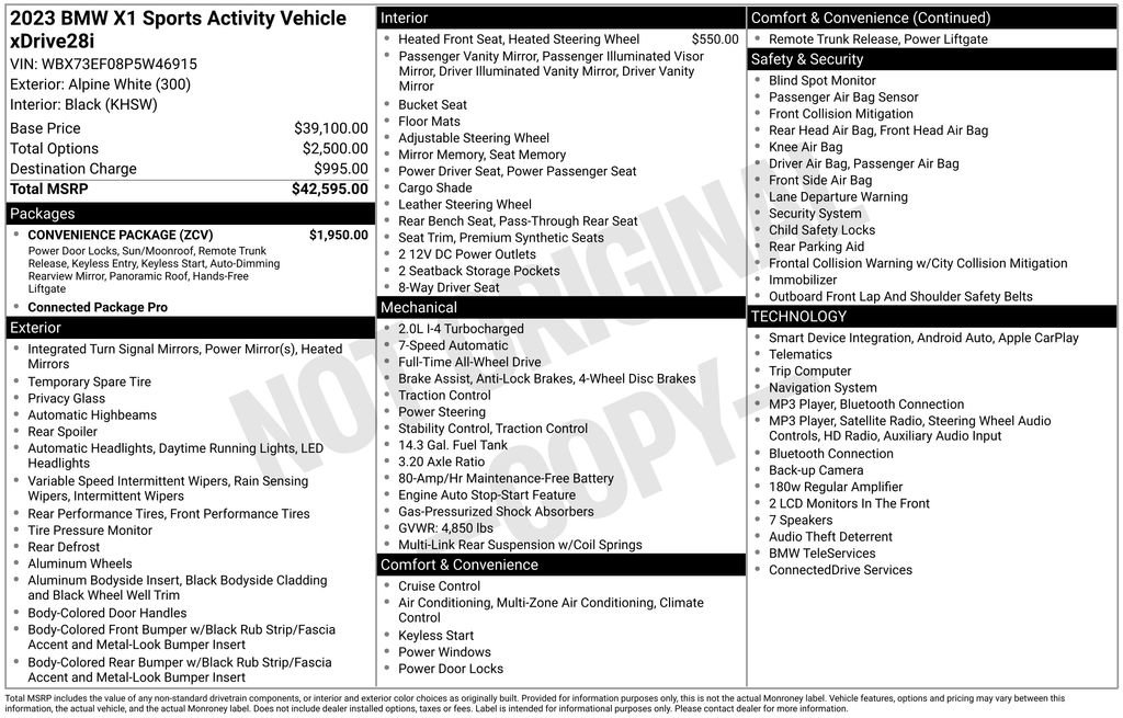 Used 2023 BMW X1 xDrive28i image 35