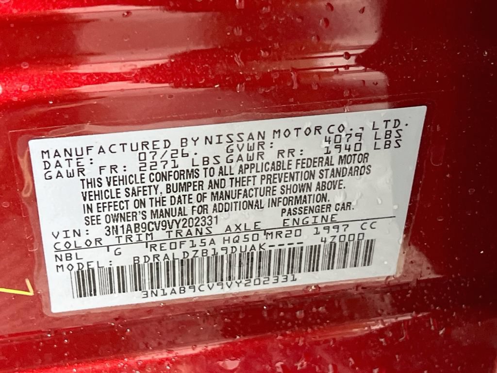 New 2027 Nissan Sentra SV FWD image 25