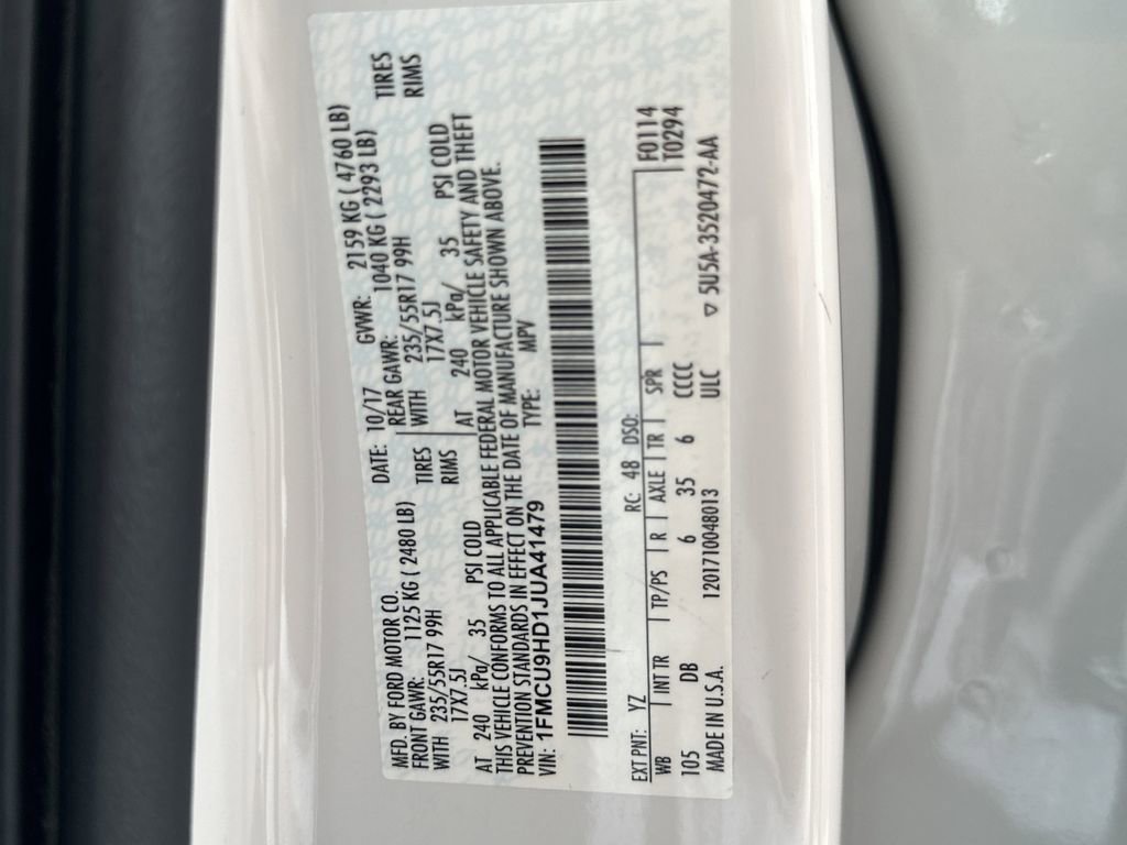 Used 2018 Ford Escape SEL AWD/4WD image 39