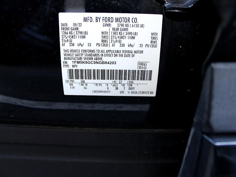 Used 2022 Ford Explorer ST w/ Equipment Group 401A AWD/4WD image 34