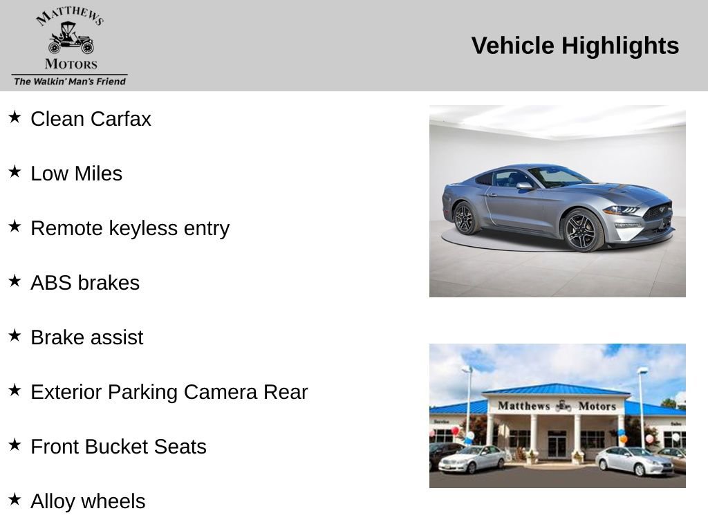 Used 2022 Ford Mustang Coupe w/ Equipment Group 101A image 14