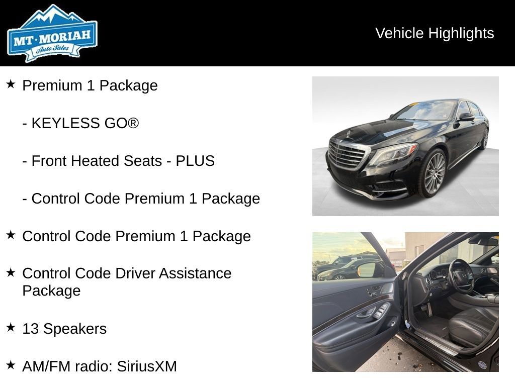 Used 2015 Mercedes-Benz S 550 Sedan image 16