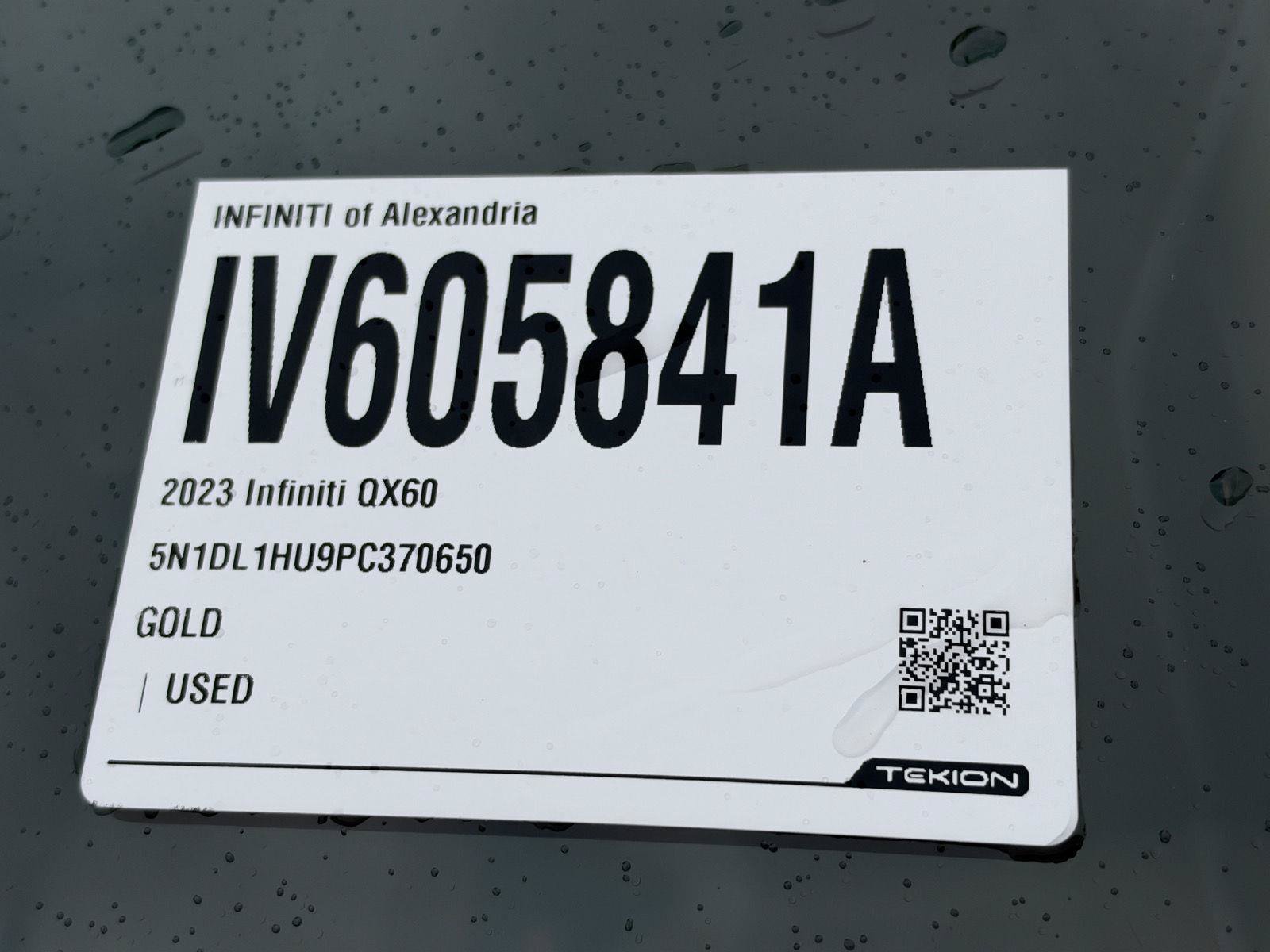 Certified 2023 INFINITI QX60 Autograph w/ Cargo Package AWD/4WD image 31