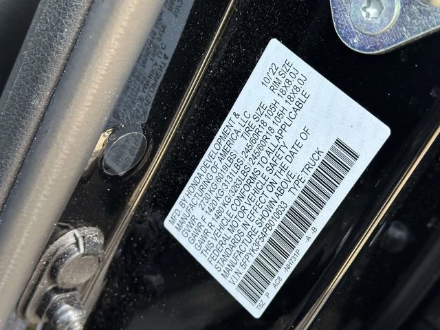 Certified 2023 Honda Ridgeline RTL image 13