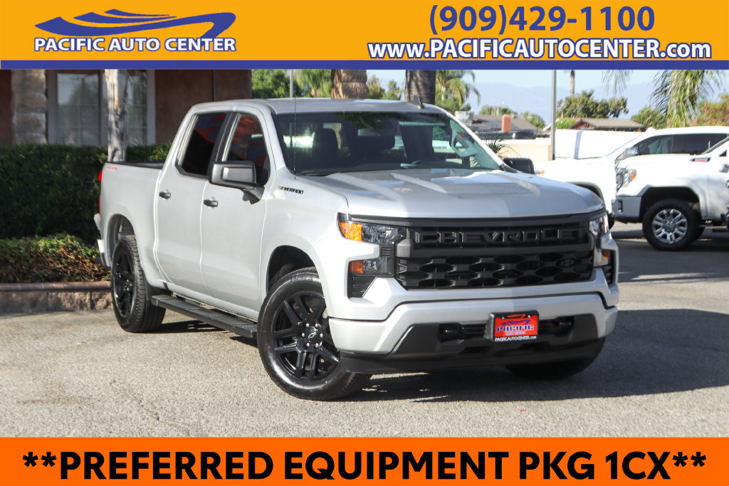 Used 2022 Chevrolet Silverado 1500 Custom w/ LPO, Dark Essentials Package