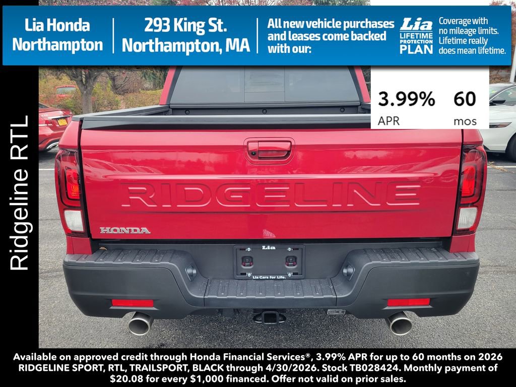 New 2026 Honda Ridgeline RTL image 4