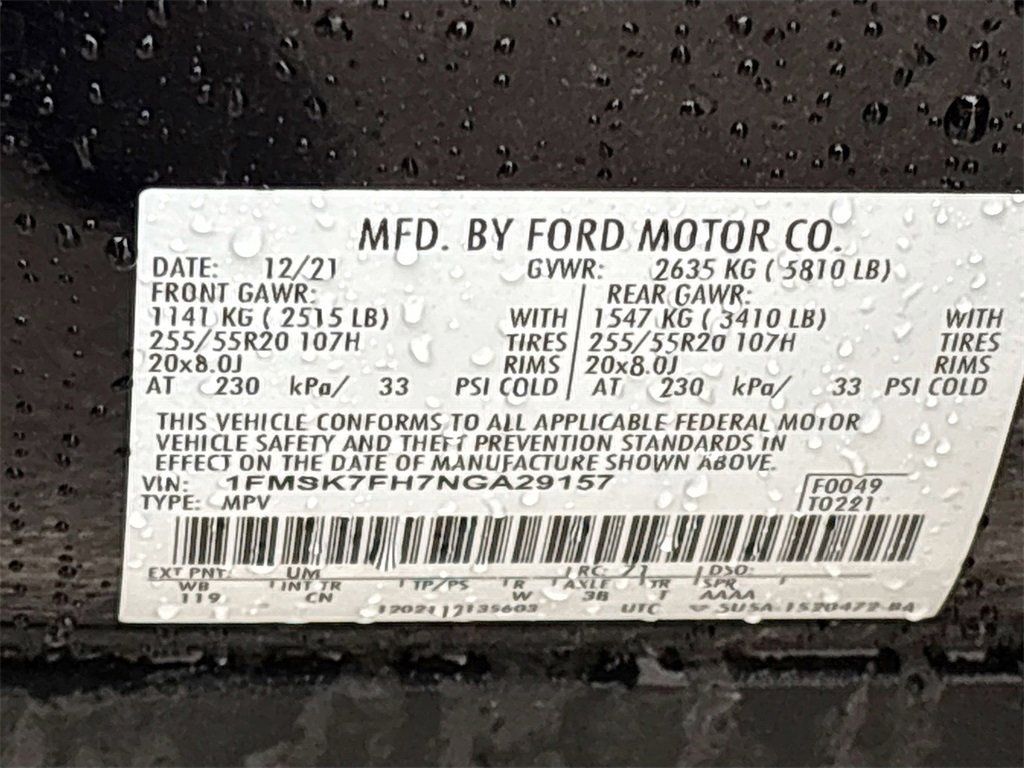 Used 2022 Ford Explorer Limited image 34