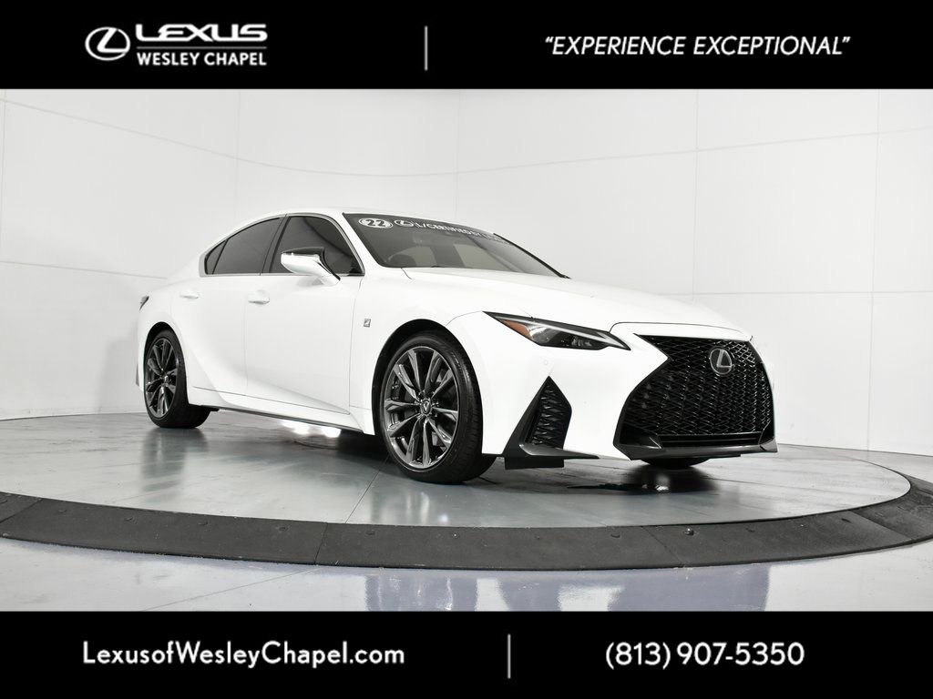Used 2022 Lexus IS 350 F Sport w/ Accessory Package