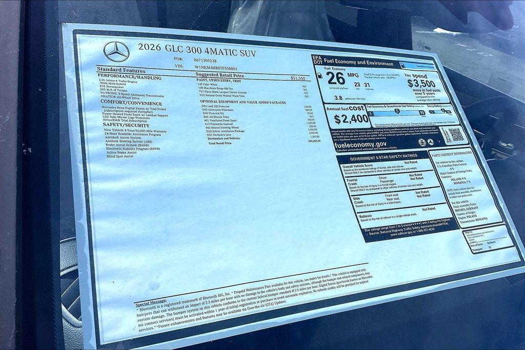 New 2026 Mercedes-Benz GLC 300 4MATIC image 12