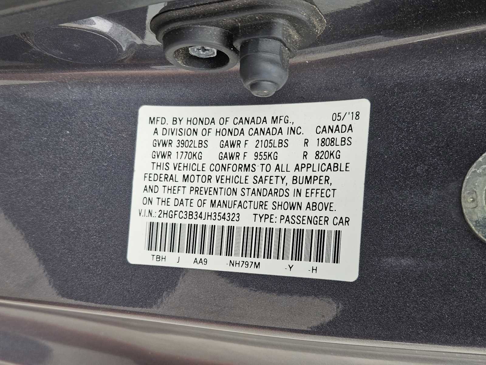 Used 2018 Honda Civic EX-T image 31