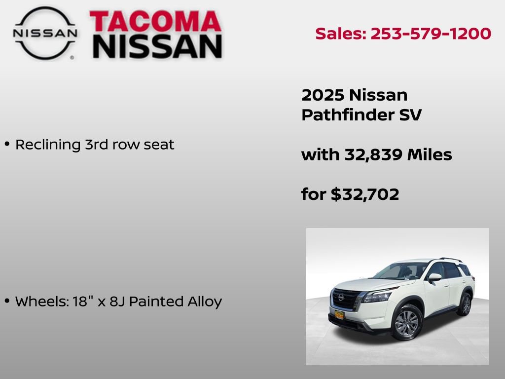 Used 2025 Nissan Pathfinder SV AWD/4WD image 18