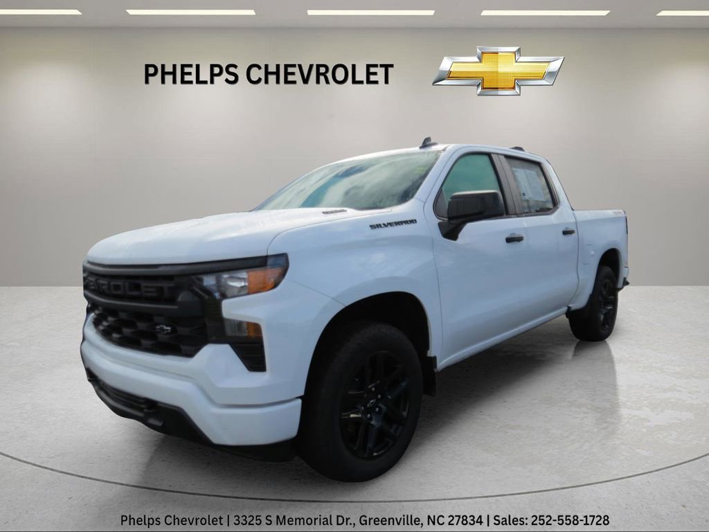 Certified 2025 Chevrolet Silverado 1500 Custom w/ Turbomax Blackout Package image 9