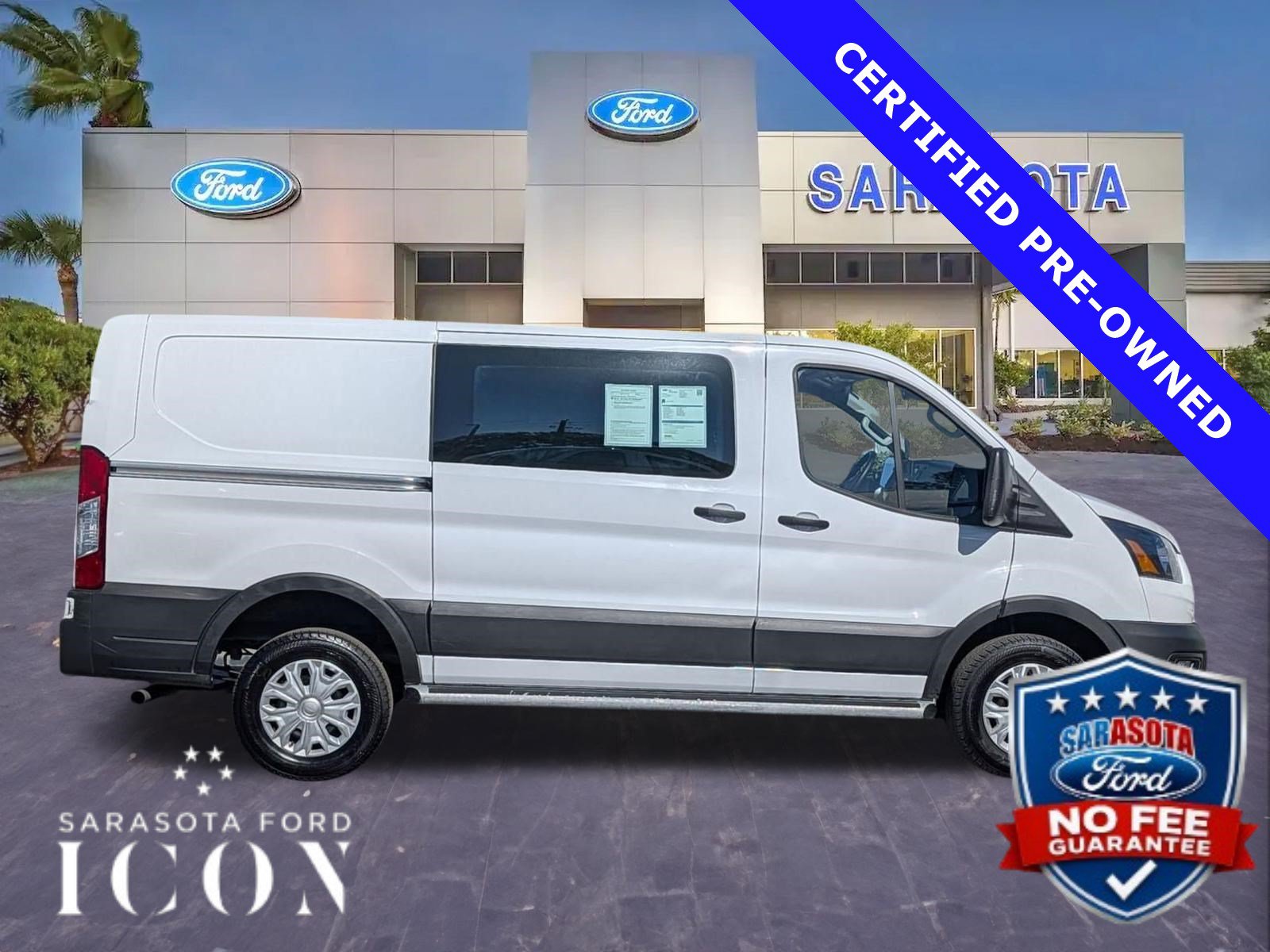 Certified 2024 Ford Transit 250 Low Roof w/ Exterior Upgrade Package RWD image 1