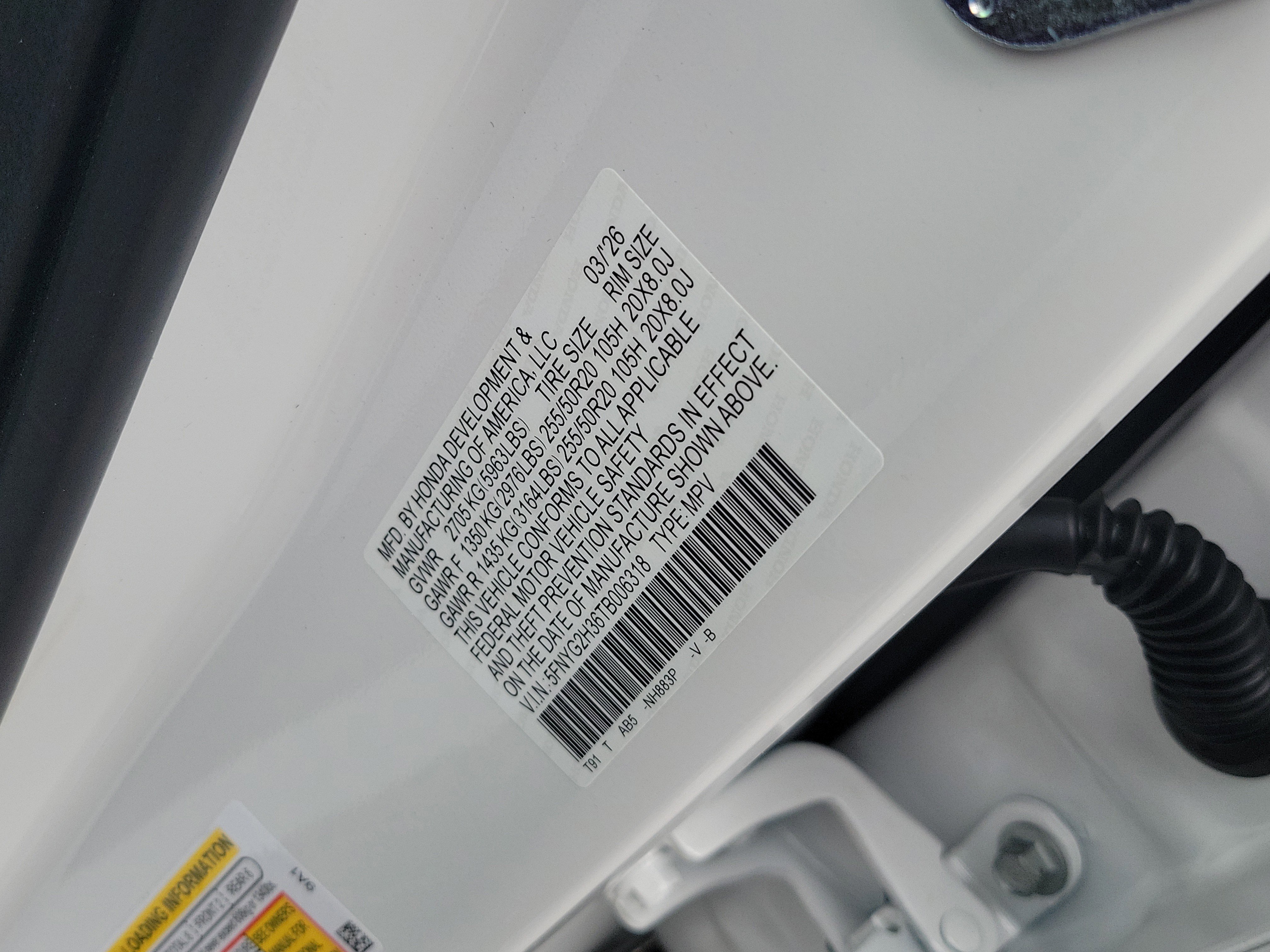 New 2026 Honda Pilot Sport image 33