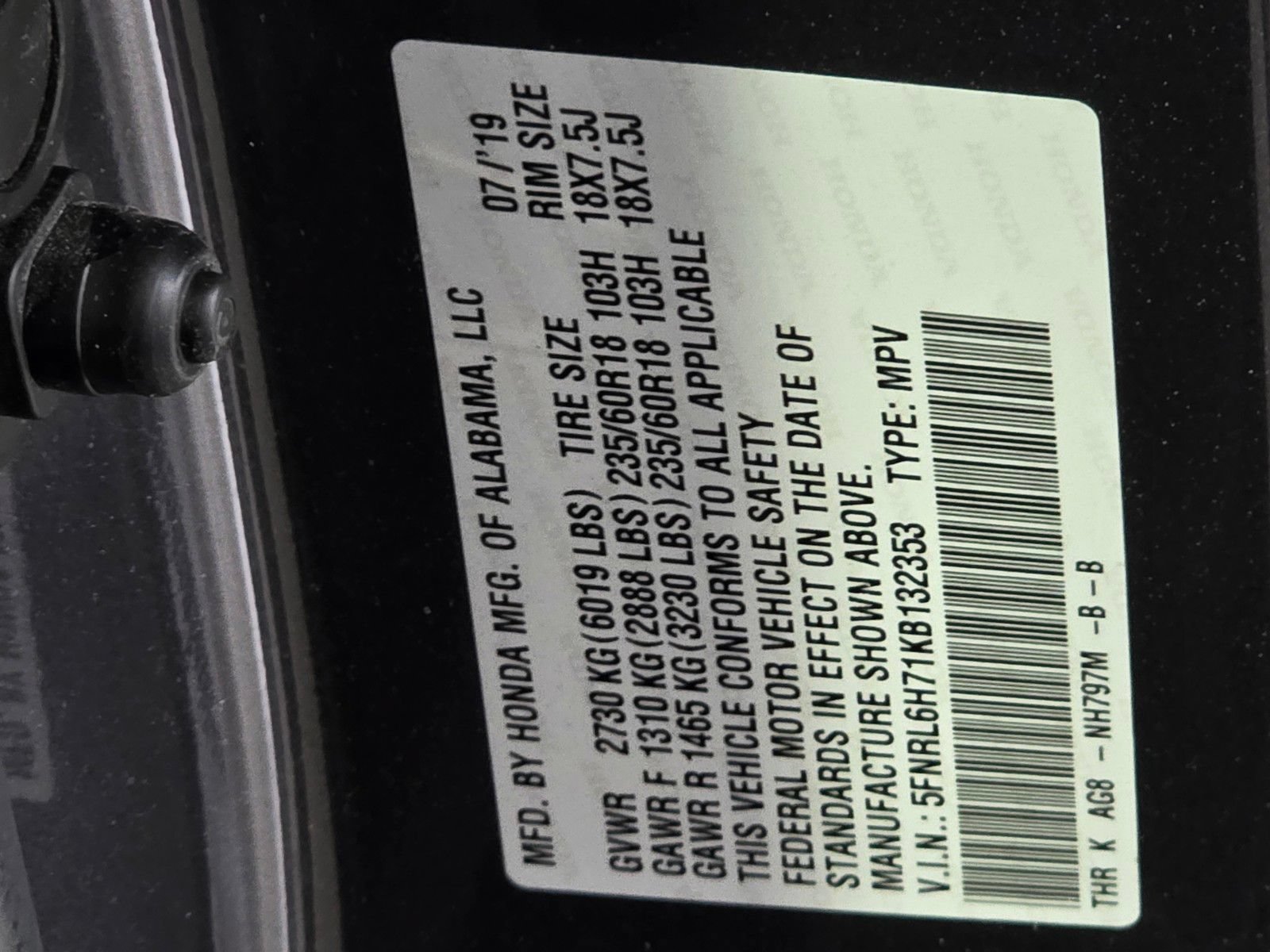 Used 2019 Honda Odyssey EX-L image 22