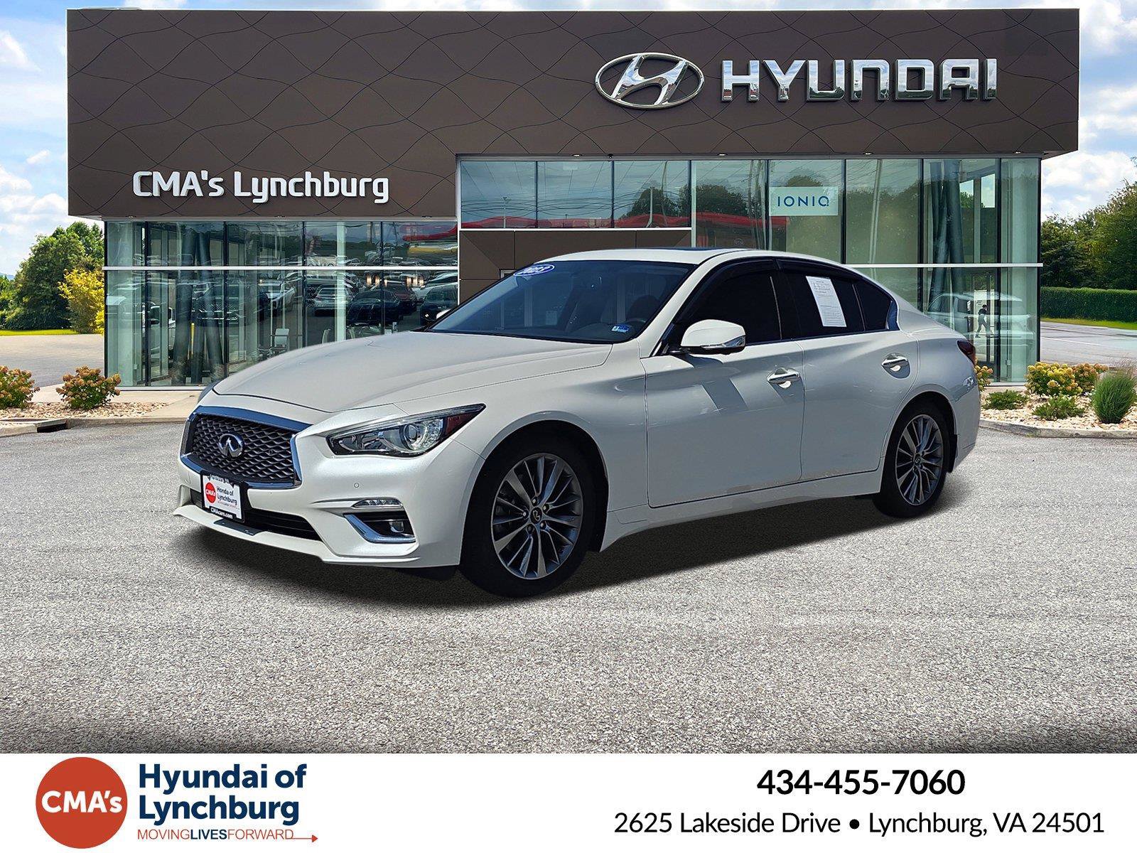 Used 2023 INFINITI Q50 Luxe w/ Cargo Package
