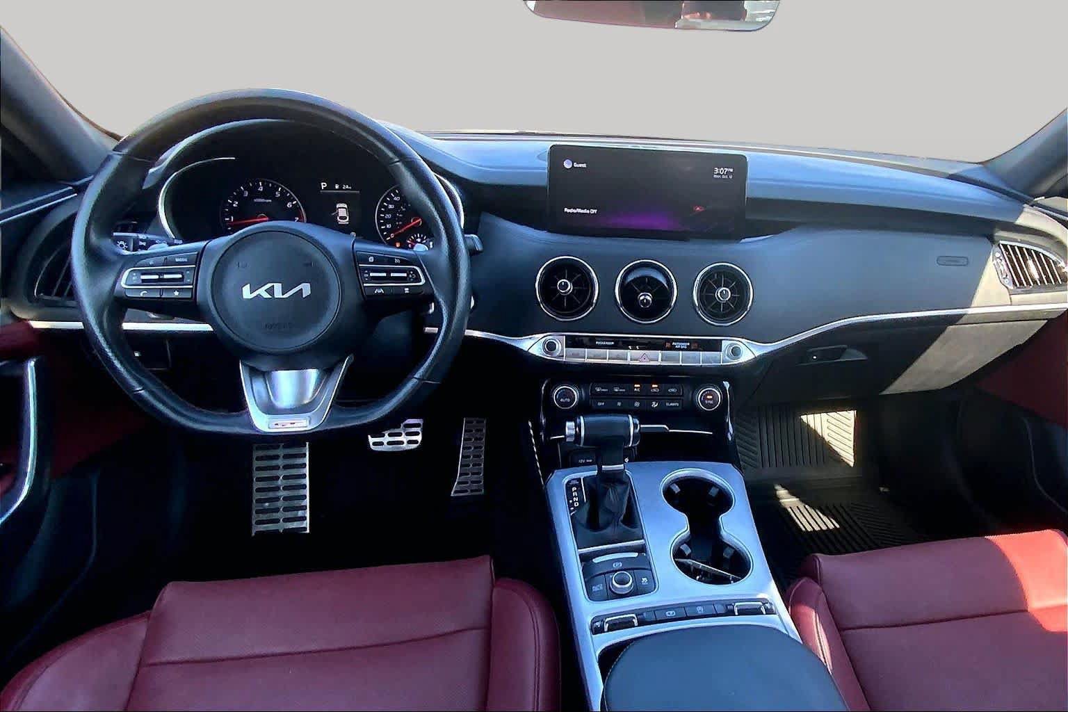 Used 2022 Kia Stinger GT1 w/ Red Interior Color Package RWD image 16