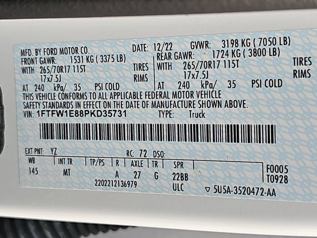 Certified 2023 Ford F150 XLT AWD/4WD image 35