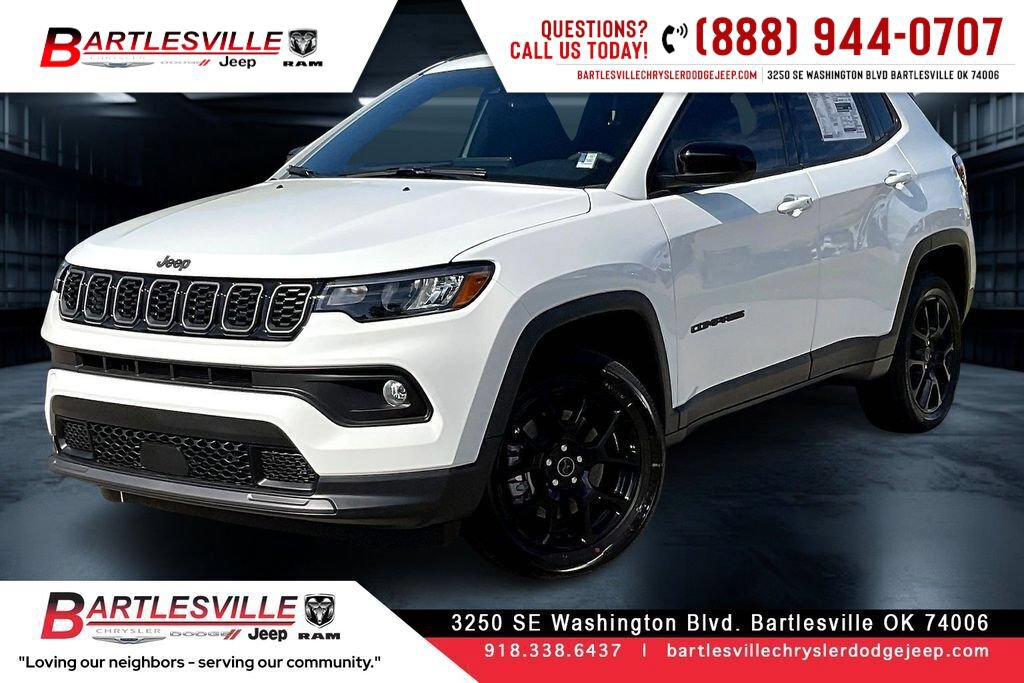 New 2025 Jeep Compass Latitude w/ Sun & Sound Group