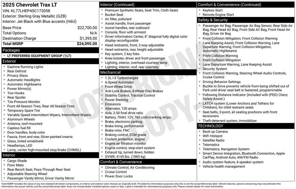 Used 2025 Chevrolet Trax LT FWD image 6