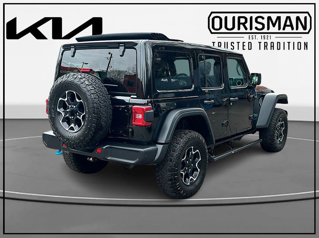 Used 2022 Jeep Wrangler Unlimited Rubicon 4xe w/ Cold Weather Group image 4