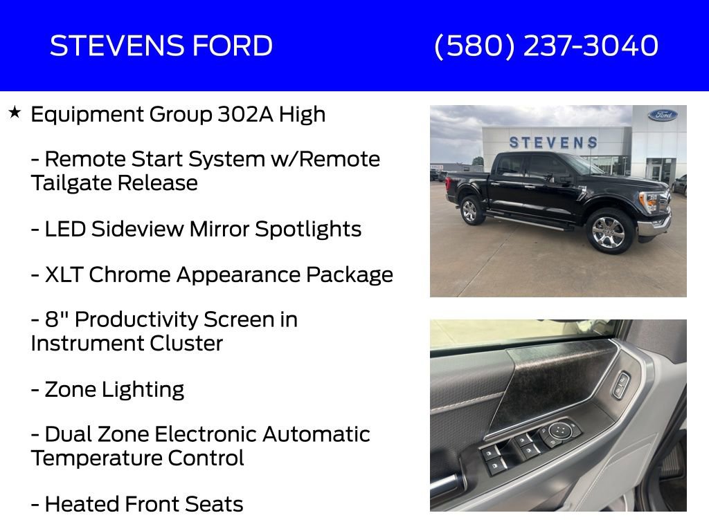 Used 2023 Ford F150 XLT w/ Equipment Group 302A High image 12